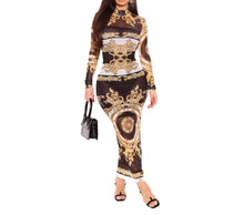 Load image into Gallery viewer, Fashion Screen Printed Dress