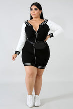Load image into Gallery viewer, Varsity Zipper Dress