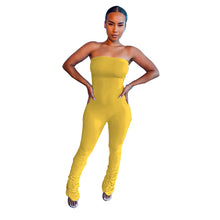 Load image into Gallery viewer, Skinny High Stretch Flared Jumpsuit