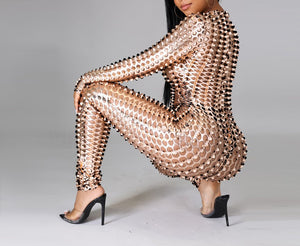 Sexy Hollow Holes Jumpsuit