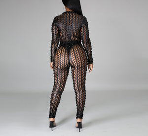 Sexy Hollow Holes Jumpsuit