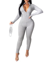 Load image into Gallery viewer, Super Soft Pit Stripe Jumpsuit