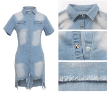 Load image into Gallery viewer, Sexy Fashion Denim Jumpsuit