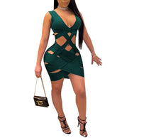 Load image into Gallery viewer, Sexy Asymmetric Cut-Out Dress