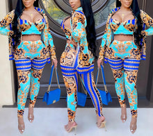 Load image into Gallery viewer, Fashion Print 3pc Pants Set
